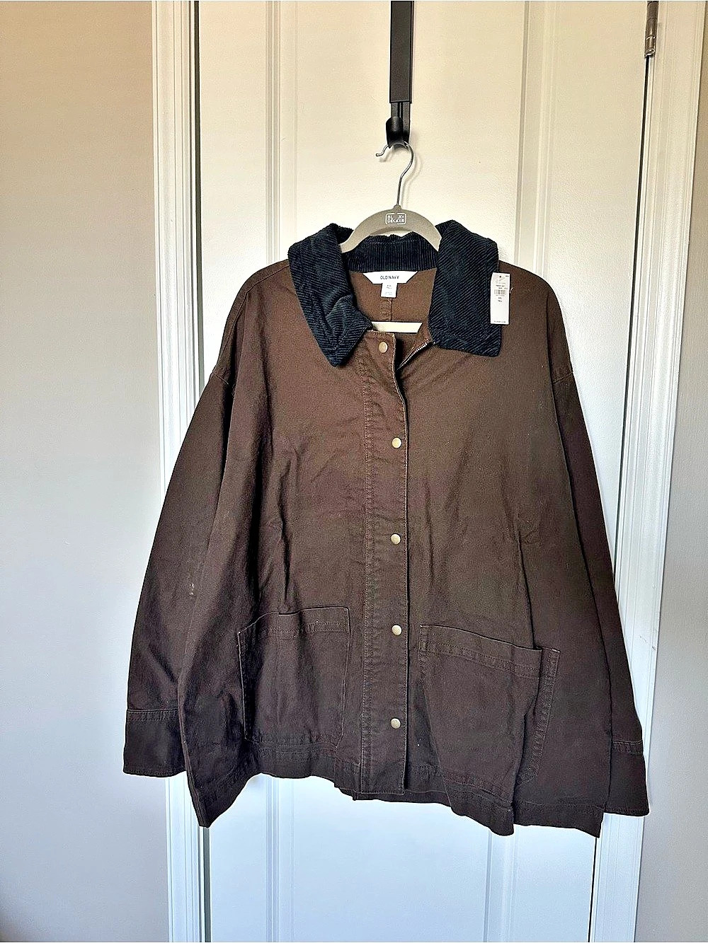 Old Navy Canvas Barn Jacket Brown Medium NWT